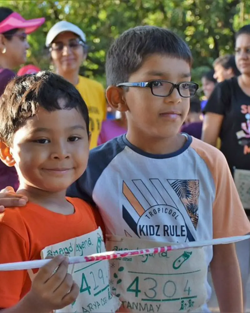 Runners at Ananda Yaan